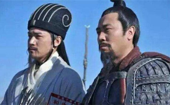 Hình ảnh Gia Cát Lượng và Lưu Bị trên phim ảnh.
