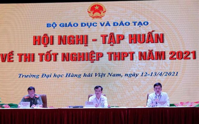 Đại diện Bộ GD-ĐT, Bộ Công an tham gia tập huấn.