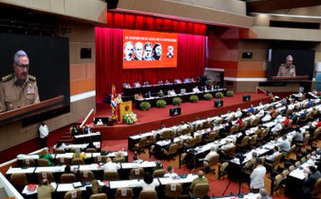 Toàn cảnh đại hội Đảng Cộng sản Cuba. Ảnh: Hãng thông tấn quốc gia Cuba (ACN)