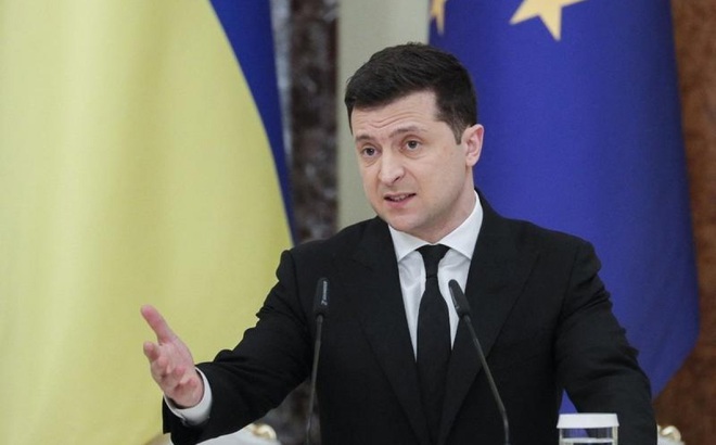 Tổng thống Ukraine Volodymyr Zelenskiy. (Ảnh: AFP)