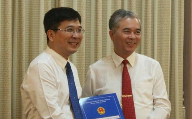 Ông Phan Thanh Tùng (trái)