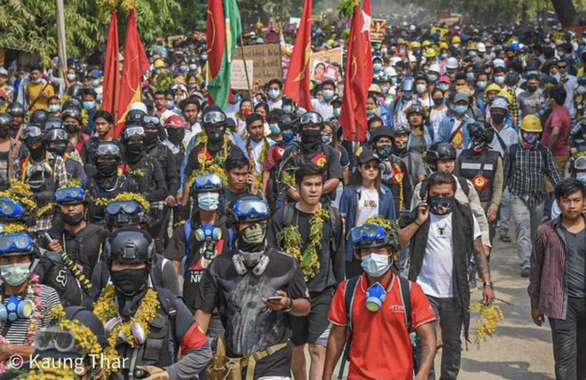 Myanmar: Quân đội khống chế, bắt thêm thành viên đảng của bà Suu Kyi - Ảnh 1.