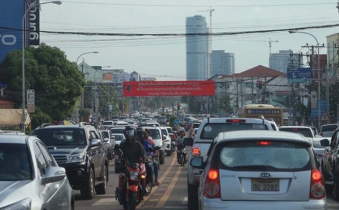 Thủ đô Vientiane của Lào chính thức bước vào giai đoạn phong tỏa nghiêm ngặt. Ảnh: The Laotian Times