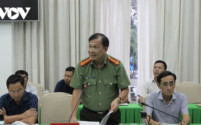 Đại tá Hồ Trung Lập, Phó Giám đốc Công an TP. Cần Thơ thông tin.