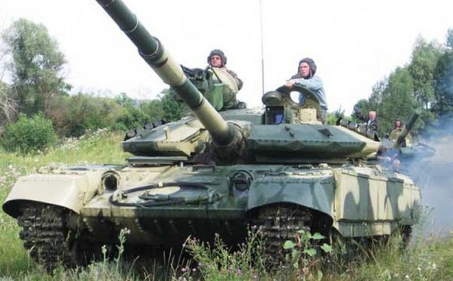 Xe tăng T-64 bản nâng cấp của Ukraine. Nguồn: Sina.