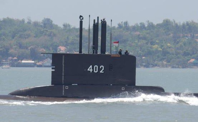 Tàu ngầm KRI Nanggala-402 của hải quân Indonesia mất tích hôm thứ Tư. Alex Widojo / Anadolu Agency / Getty Images.