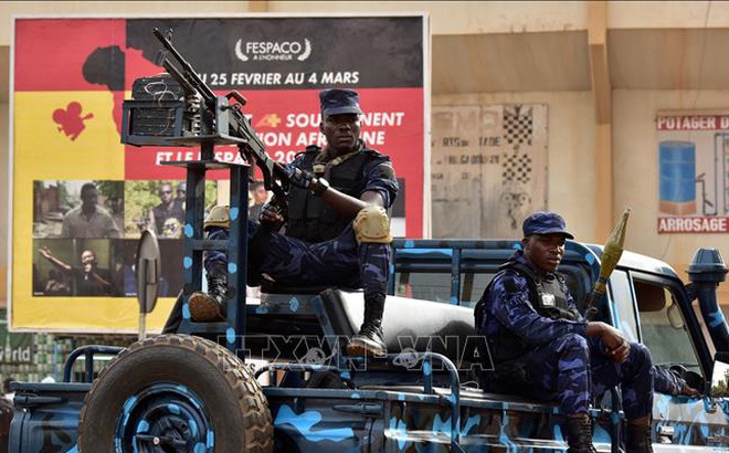 Binh sĩ Burkina Faso tuần tra tại Ouagadougou. Ảnh minh họa: AFP/TTXVN