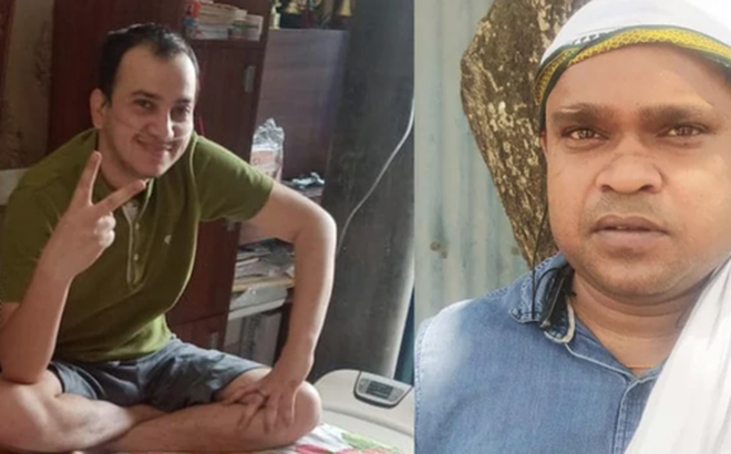 Devendra Sharma (phải) và Rajan (trái). Ảnh: India Today