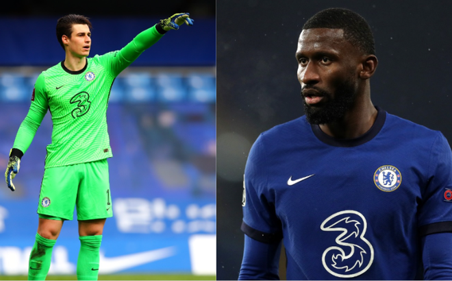 Kepa và Rudiger hục hặc trong buổi tập của Chelsea