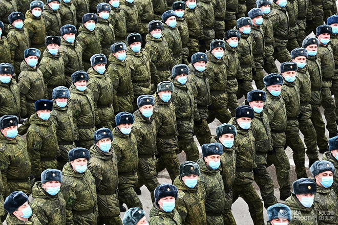 Quân đội Nga diễn tập cho Lễ duyệt binh Ngày Chiến thắng 2021 - Ảnh 5.