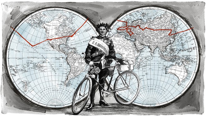 Hành trình “vô tiền khoáng hậu” của người đàn ông Nga đạp xe vòng quanh thế giới cách đây 100 năm - Ảnh 3.