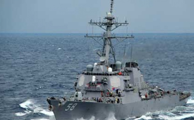 Tàu khu trục tên lửa USS Laboon của Mỹ. (Ảnh: US Navy)