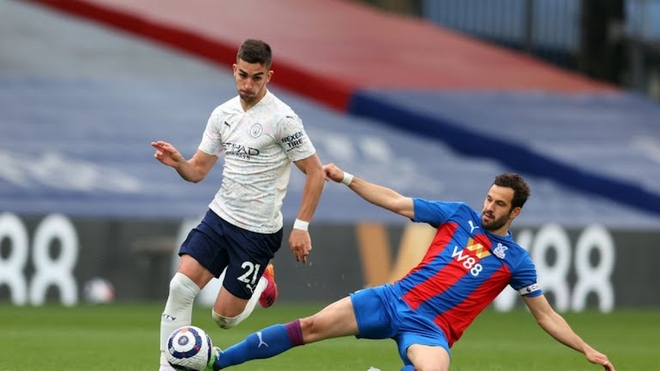 Đ&aacute;nh bại Crystal Palace, Man City đếm ng&agrave;y l&ecirc;n ng&ocirc;i v&ocirc; địch Premier League - Ảnh 1.