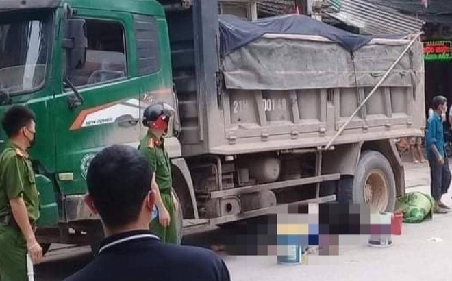 Đang đi tự phanh xe ngã ra đường, nam thanh niên lao vào gầm xe tải tử vong