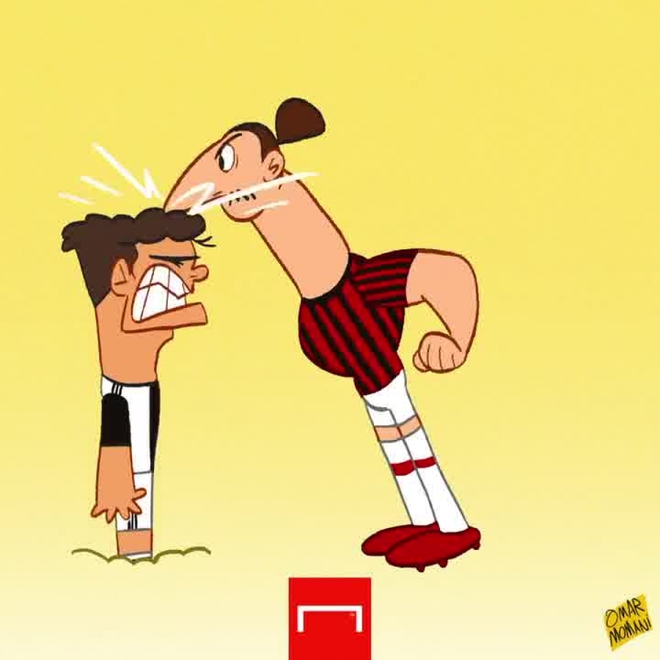  Biếm họa 24h: Ronaldo bị Ibrahimovic “mổ sưng đầu”  - Ảnh 2.