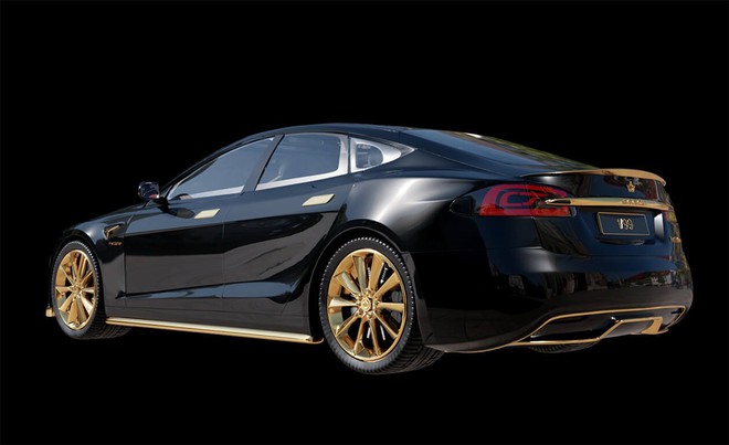 Xe điện Tesla mạ vàng 24K, siêu phẩm đắt nhất thế giới - Ảnh 6.
