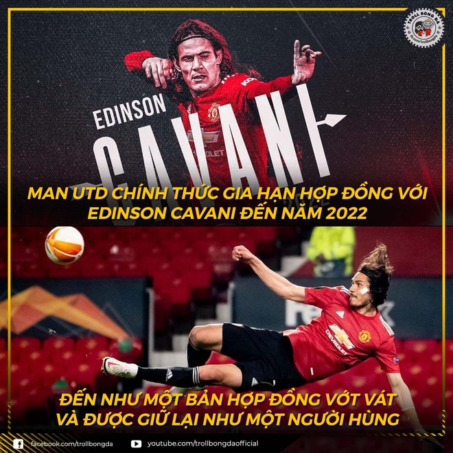 Biếm họa 24h: Edinson Cavani hóa giải lời nguyền số 7 ở MU - Ảnh 1.