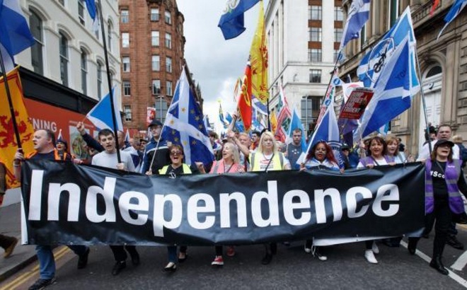 Chiến thắng của Đảng Quốc gia Scotland có khả năng tạo tiền đề cho một cuộc trưng cầu dân ý về độc lập của vùng đất này. Ảnh: Scotland Herald
