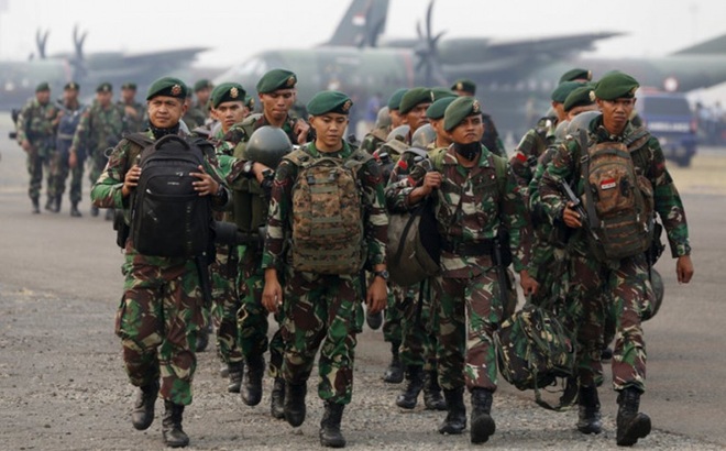 Quân đội Indonesia. Ảnh: BI