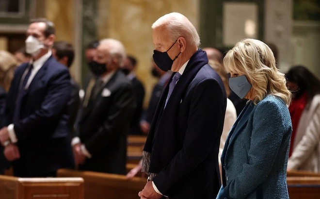 Vợ chồng Tổng thống Mỹ Biden. Ảnh: Getty.