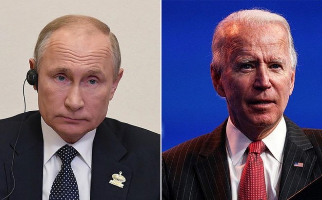 Tổng thống Nga Vladimir Putin và Tổng thống Mỹ Joe Biden. Ảnh: Reuters