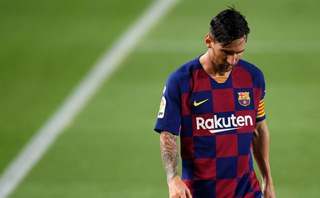 Messi nhiều khả năng sẽ rời Barca. Ảnh: Getty