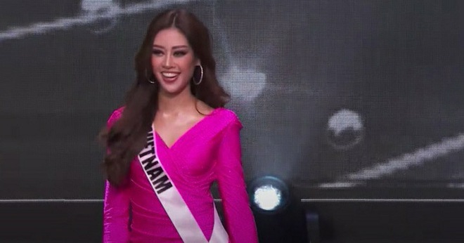 Ngắm trọn 3 phần thi bùng nổ, nóng bỏng của Khánh Vân trong bán kết Hoa hậu Hoàn vũ Thế giới 2020 - Ảnh 3.