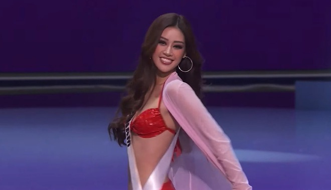 Ngắm trọn 3 phần thi bùng nổ, nóng bỏng của Khánh Vân trong bán kết Hoa hậu Hoàn vũ Thế giới 2020 - Ảnh 9.