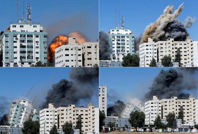  Phá hủy hàng loạt trụ sở báo chí, Israel bị tố bịt miệng giới truyền thông  - Ảnh 1.