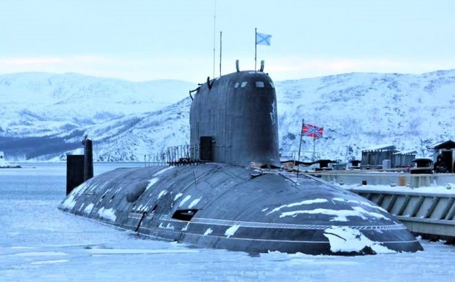 Tàu ngầm hạt nhân “Severodvinsk” thuộc dự án 885; Nguồn: topwar.ru