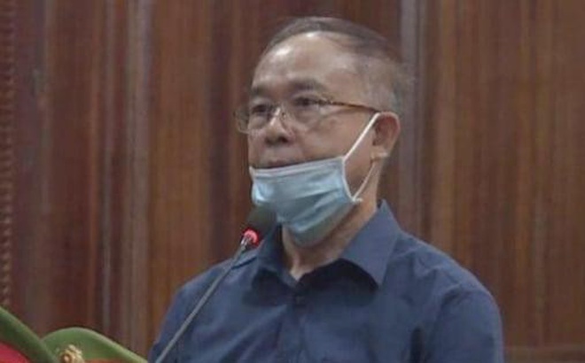 Cựu Phó Chủ tịch UBND TPHCM - Bị cáo Nguyễn Thành Tài tại phiên tòa sơ thẩm. Ảnh: Tân Châu