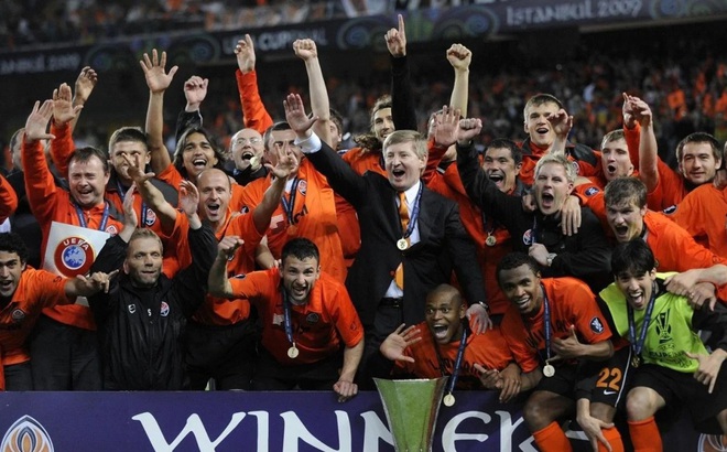 Ngày này 12 năm trước, đội bóng Ukraine - Shakhtar Donetsk đăng quang chức vô địch UEFA Cup cuối cùng trong lịch sử. (Ảnh: UEFA).