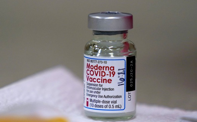 Vắc-xin Covid-19 của Công ty Moderna. Ảnh: AP
