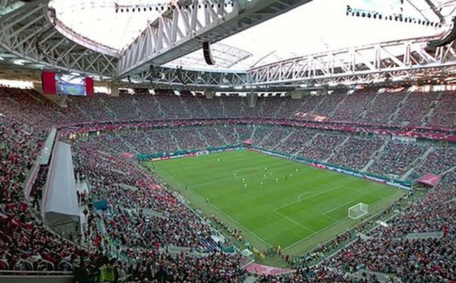 Sân Krestovsky (St Petersburg) sẽ hào hứng chẳng kém kỳ World Cup 2018.