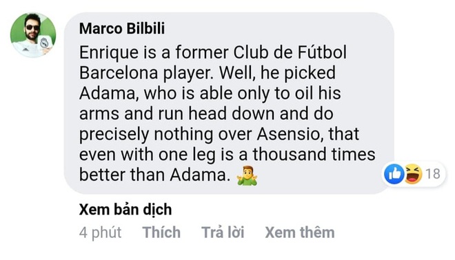 Dân mạng tranh cãi về danh sách ĐT Tây Ban Nha: HLV Luis Enrique bị tố anti Real Madrid, Adama Traore nằm không cũng dính đạn - Ảnh 3.