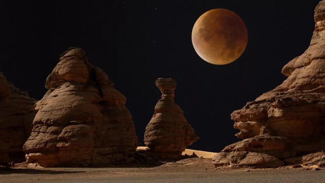Siêu trăng xuất hiện vào tối nay, tại sao mặt trăng chuyển sang màu đỏ? - Ảnh 1.