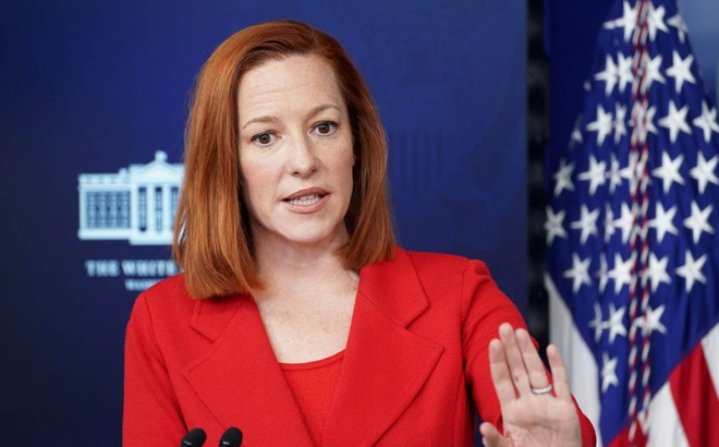 Thư ký Báo chí Nhà Trắng Jen Psaki. Ảnh: Reuters