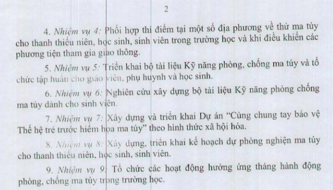 Bộ GD-ĐT ra văn bản không thể tin nổi: Phối hợp thí điểm thử ma túy cho học sinh, sinh viên? - Ảnh 1.