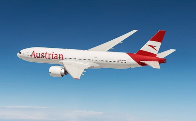 Máy bay của hãng hàng không Austrian Airlines của Áo. Ảnh: Austrian Airlines