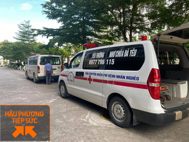 Trốn vợ con, 2 tài xế chạy xe cứu thương từ Nghệ An ra chi viện cho tâm dịch Bắc Giang - Ảnh 4.
