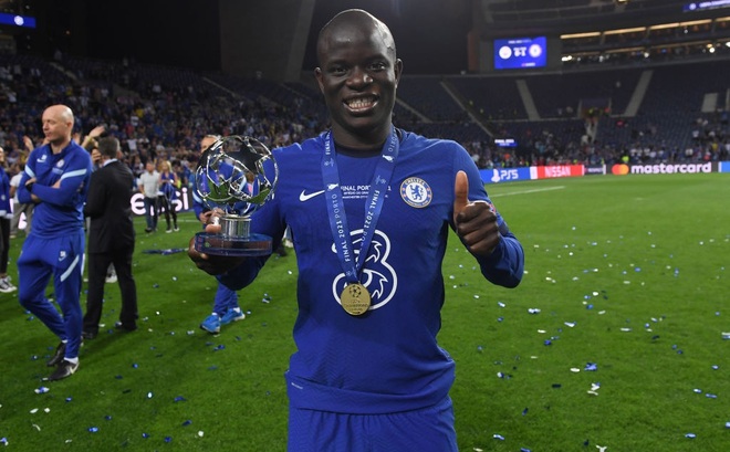 Kante là cầu thủ xuất sắc nhất trận chung kết Champions League.