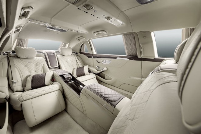 Limousine Mercedes-Maybach S600 Pullman hơn 30 tỷ đồng của Chủ tịch FLC Trịnh Văn Quyết: Hàng hiếm, nội thất sang chảnh - Ảnh 4.