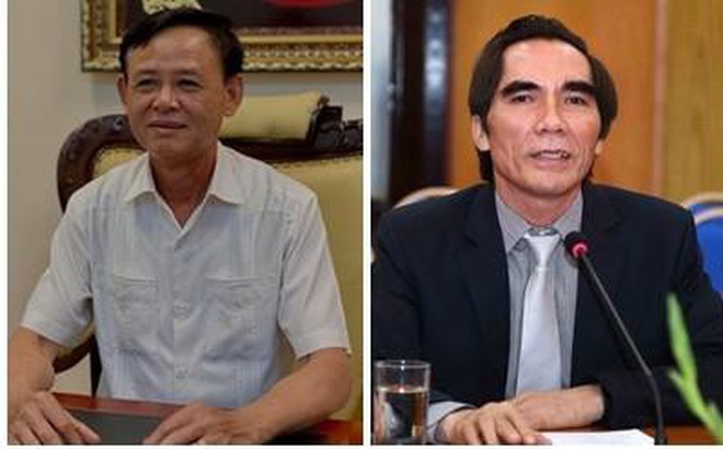 Thứ trưởng Thường trực Bộ Nông nghiệp và Phát triển nông thôn Hà Công Tuấn (ảnh trái) và Thứ trưởng Bộ Kế hoạch và Đầu tư Nguyễn Văn Trung nghỉ hưu từ 1/5/2021.