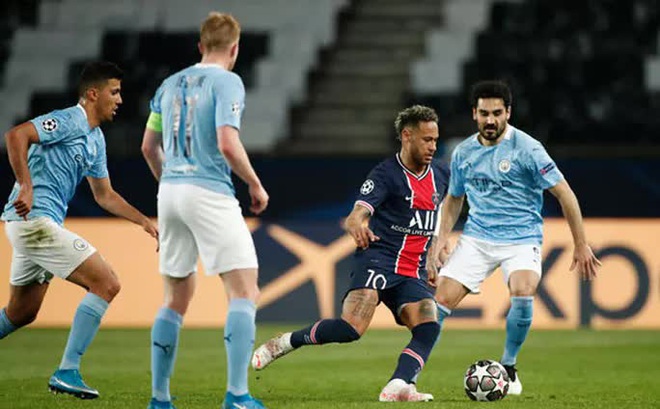 Man City sẽ phong tỏa chặt mọi mũi tấn công của PSG để bảo đảm quyền đi tiếp. Ảnh: REUTERS