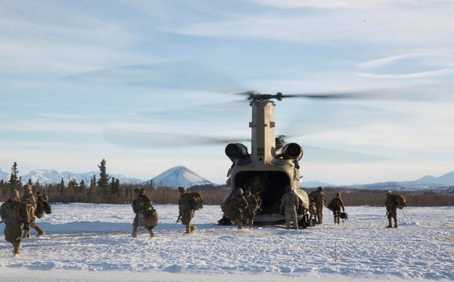 Lực lượng Mỹ tại Alaska. Ảnh: Không quân Mỹ