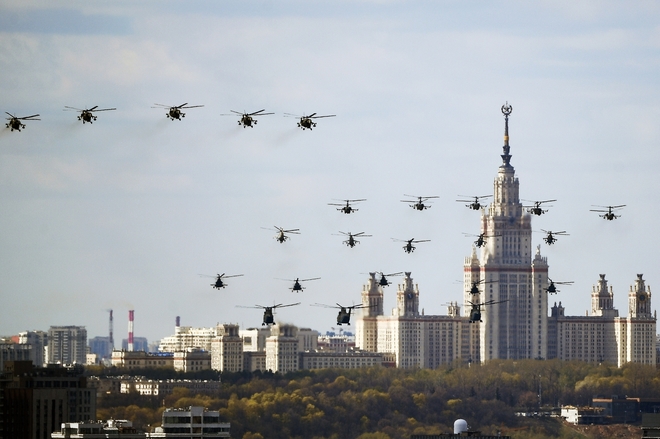 Choáng ngợp Không quân Nga diễn tập kỷ niệm 76 năm Ngày Chiến thắng - Ảnh 11.