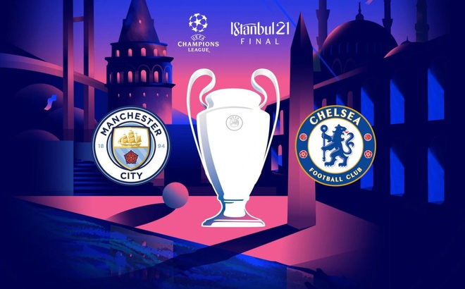 Chelsea và Man City tạo nên trận chung kết "toàn Anh" thứ 3 trong lịch sử Champions League. (Ảnh: UEFA).