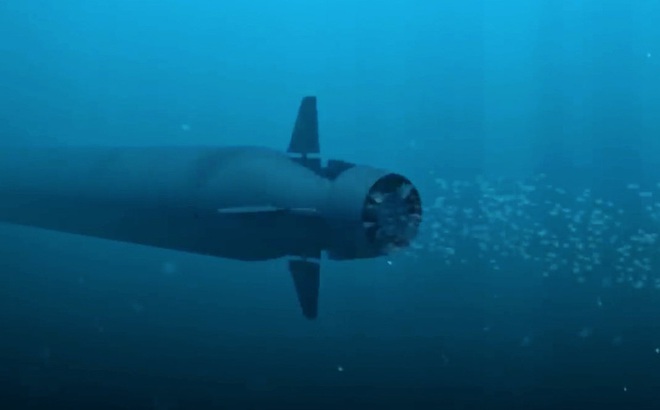 Hệ thống ngư lôi đa năng Poseidon của Nga. Ảnh minh họa: Sputnik