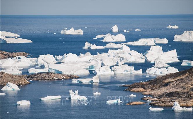 Băng trôi trên vùng biển phía đông Greenland, ngày 15/8/2019. Ảnh (tư liệu): AFP/TTXVN