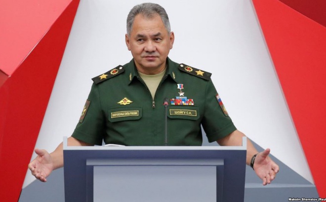 Bộ trưởng Quốc phòng Nga Sergey Shoigu. Ảnh: Reuters